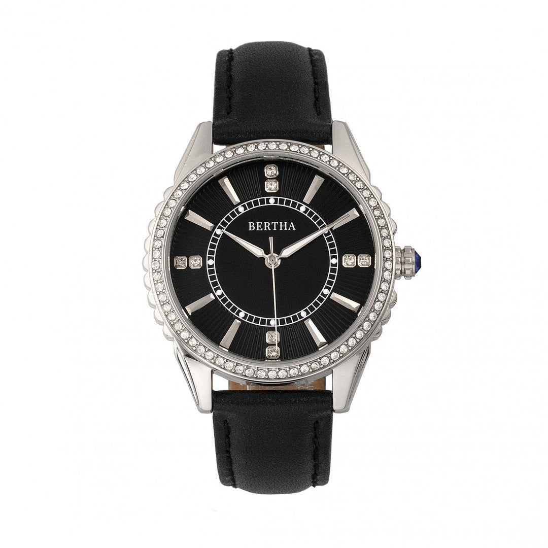 Bertha Clara Leather-Band Watch