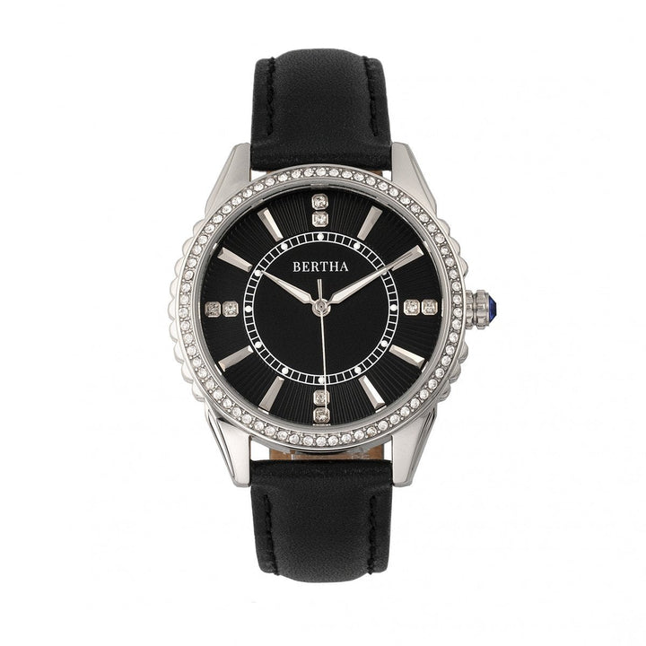 Bertha Clara Leather-Band Watch