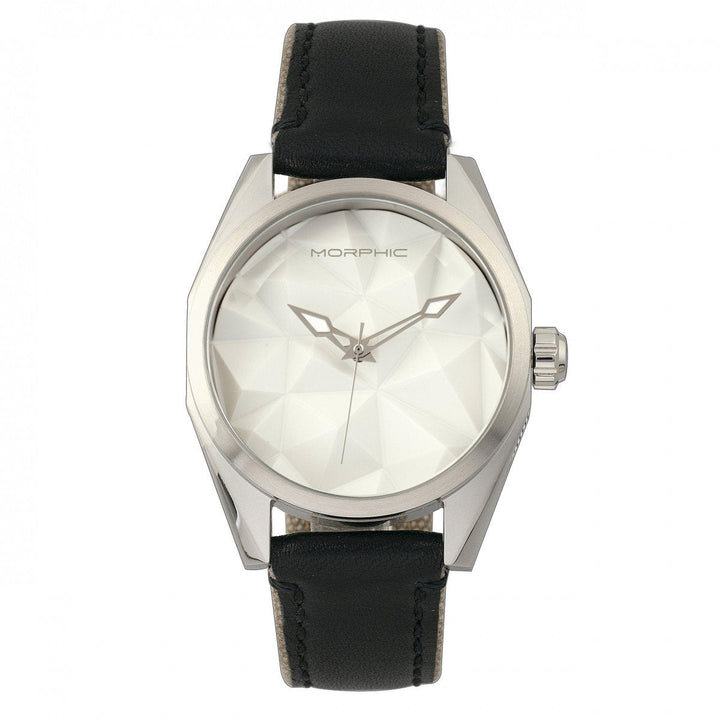 Morphic M59 Series Leather-Overlaid Canvas-Band Watch