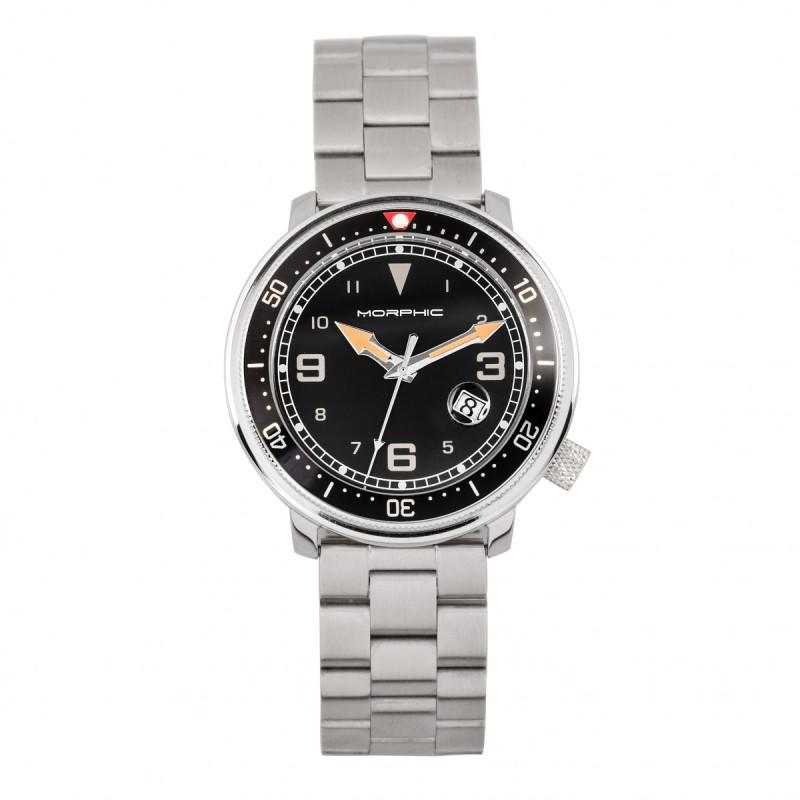 Morphic M74 Series Bracelet Watch w/Magnified Date Display