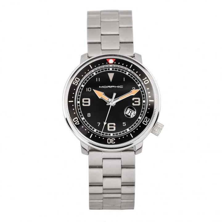 Morphic M74 Series Bracelet Watch w/Magnified Date Display