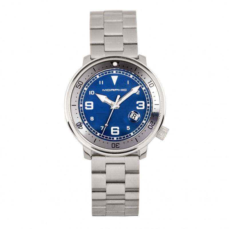 Morphic M74 Series Bracelet Watch w/Magnified Date Display