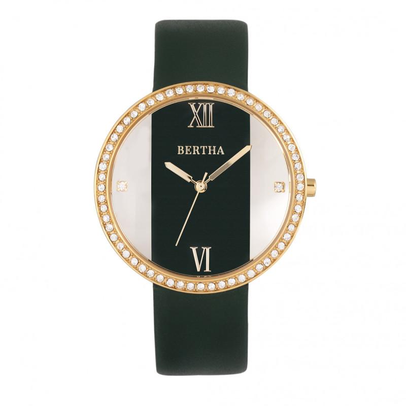 Bertha Ingrid Leather-Band Watch
