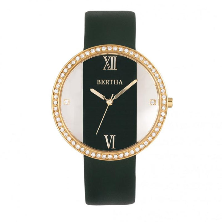 Bertha Ingrid Leather-Band Watch