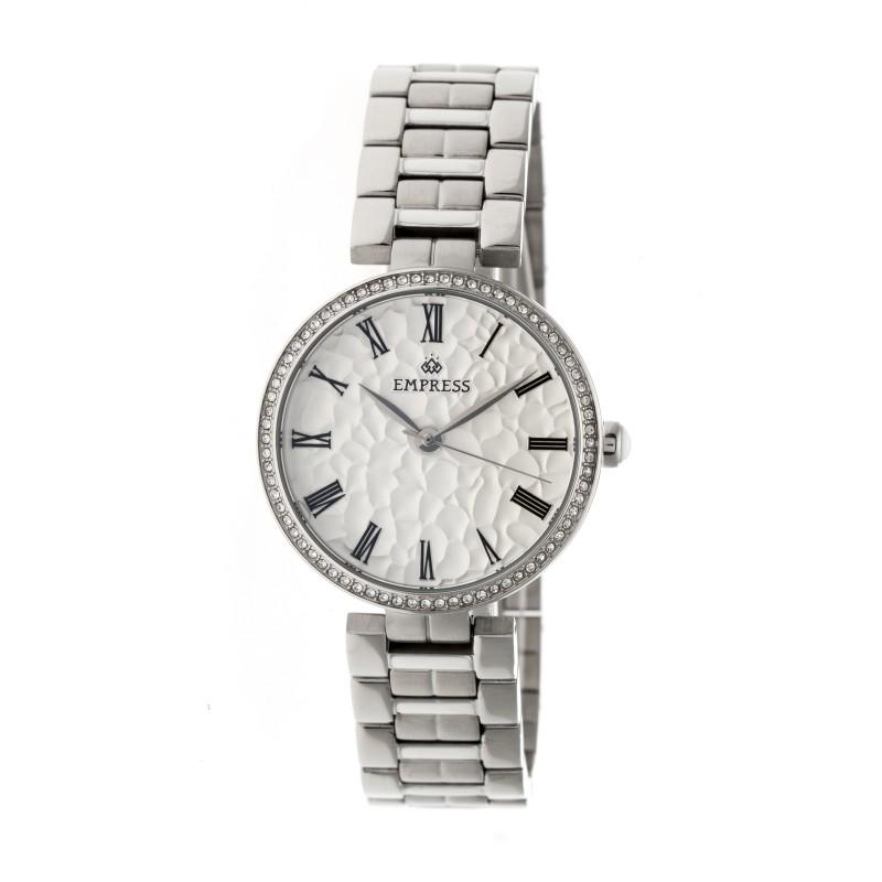 Empress Catherine Automatic Hammered Dial Bracelet Watch