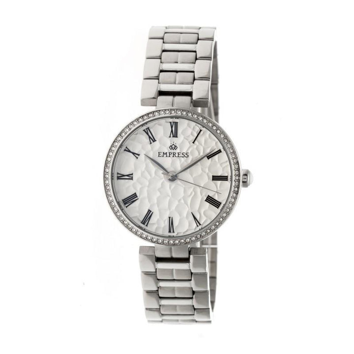 Empress Catherine Automatic Hammered Dial Bracelet Watch