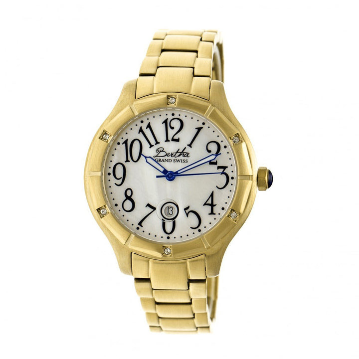 Bertha Jaclyn MOP Ladies Swiss Bracelet Watch