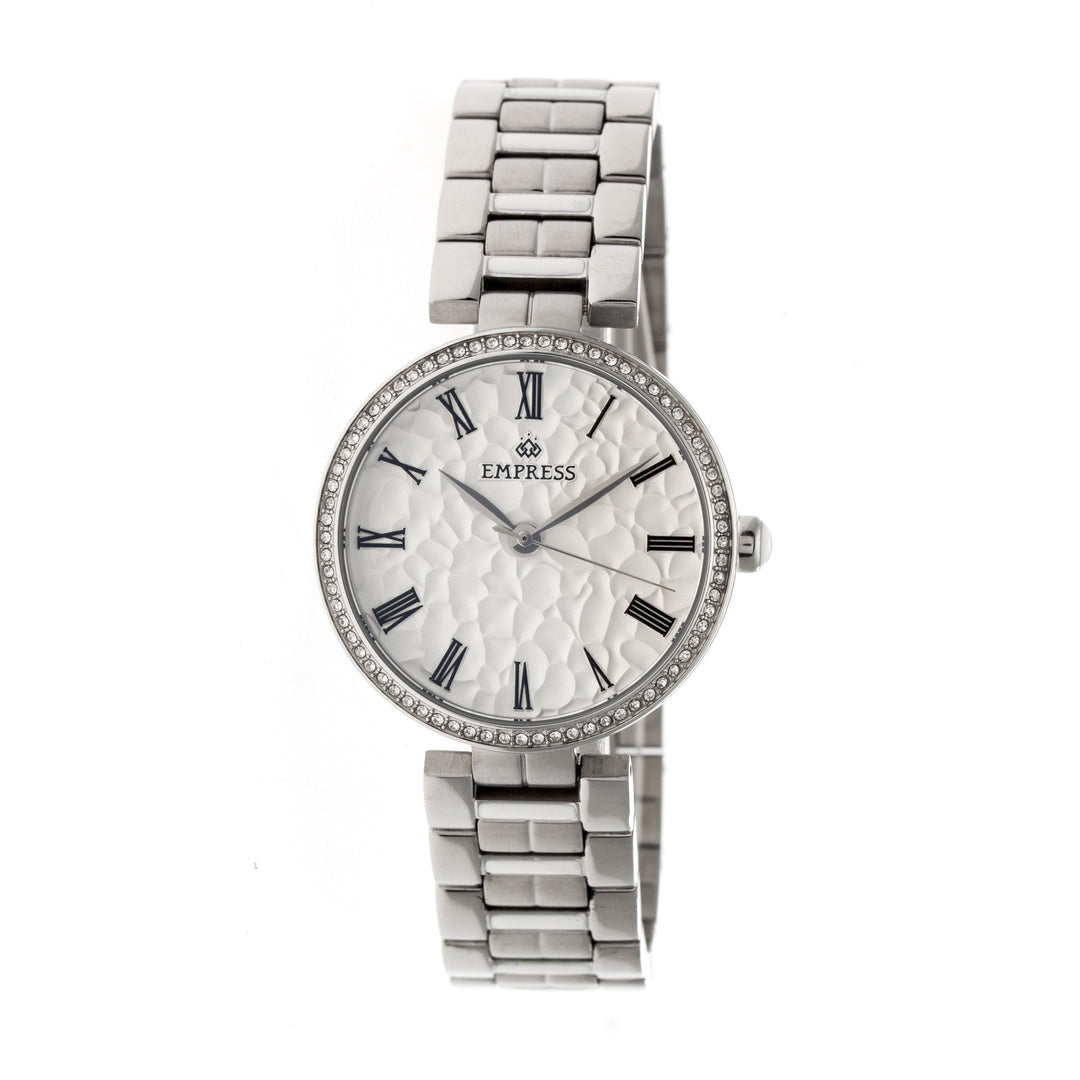 Empress Catherine Automatic Hammered Dial Bracelet Watch