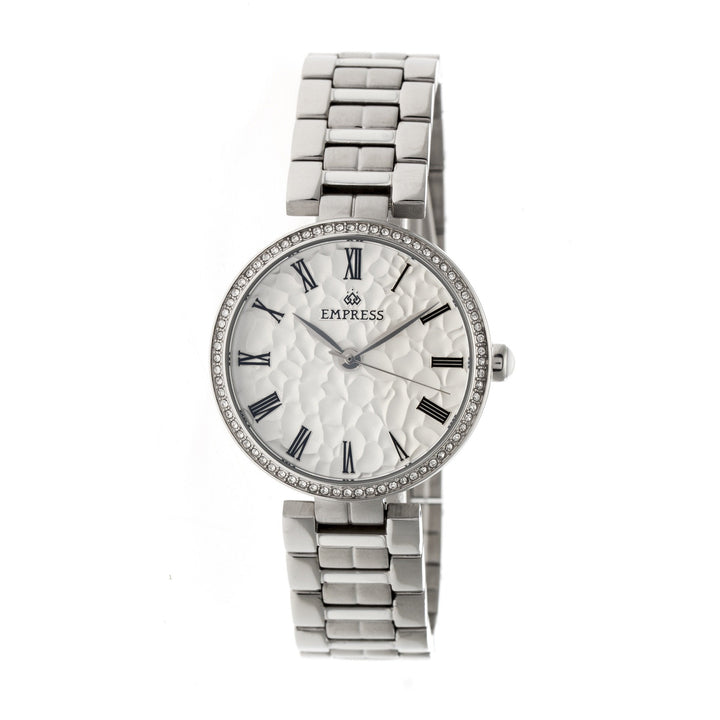 Empress Catherine Automatic Hammered Dial Bracelet Watch