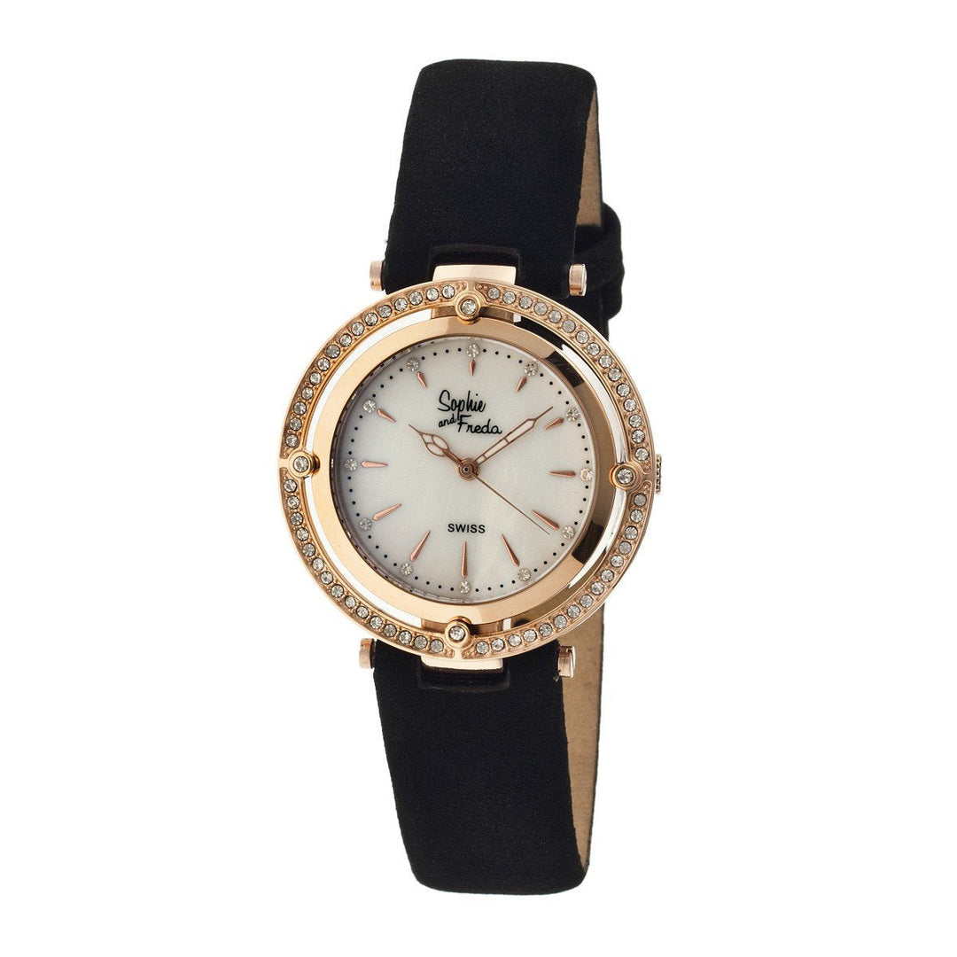 Sophie & Freda Tuscany Leather-Band Ladies Watch