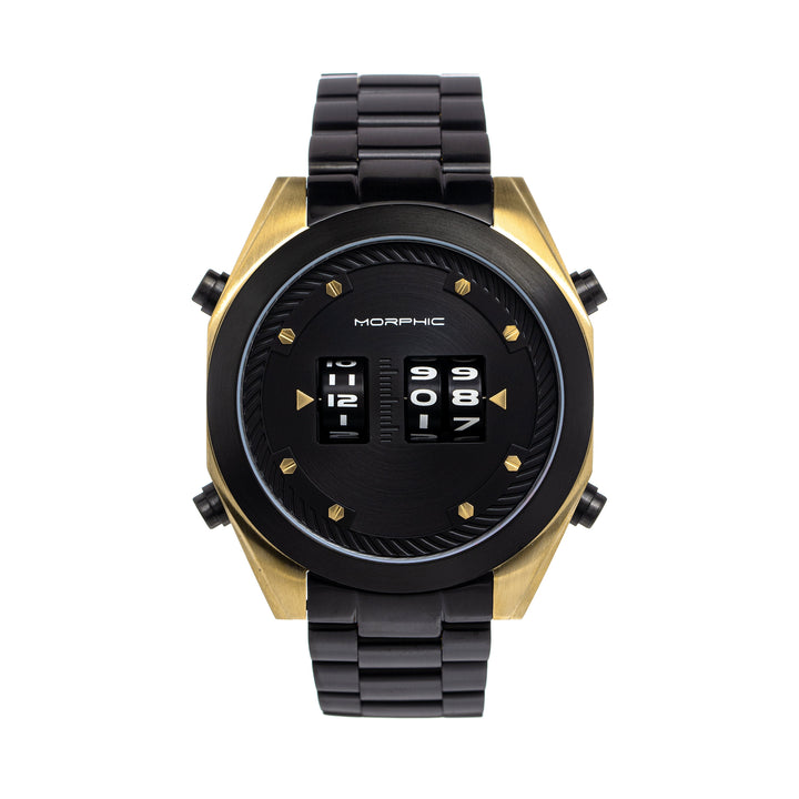 Morphic M76 Series Drum-Roll Strap Watch