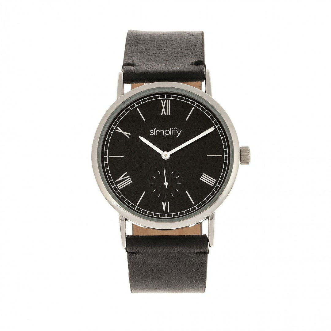 Simplify The 5100 Leather-Band Watch