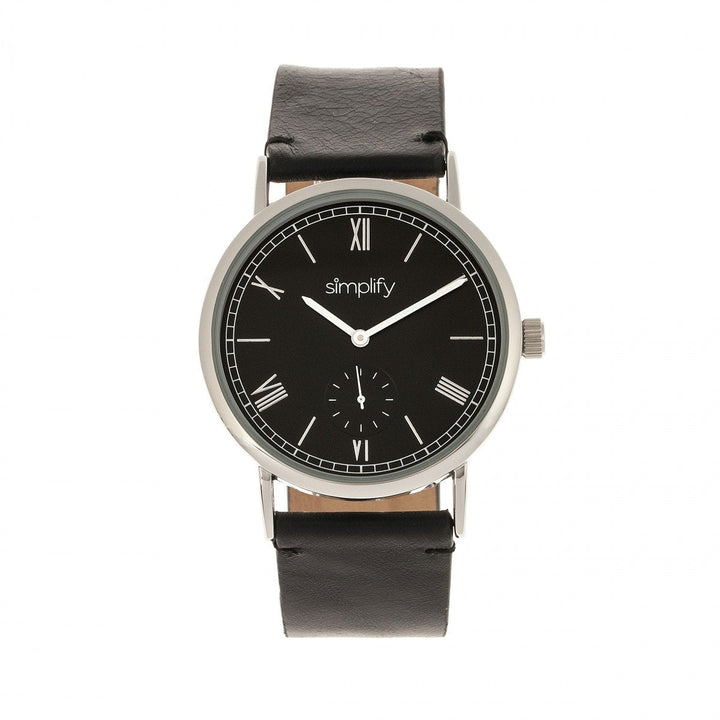 Simplify The 5100 Leather-Band Watch