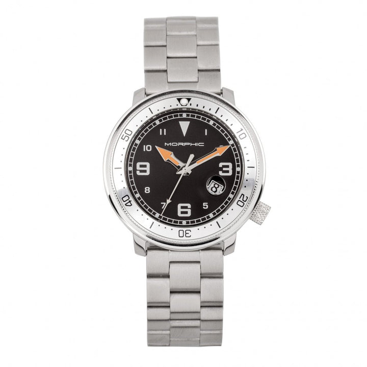 Morphic M74 Series Bracelet Watch w/Magnified Date Display
