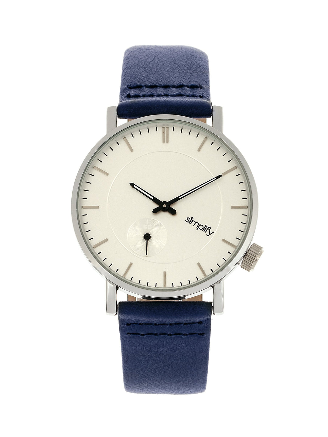 Simplify The 3600 Leather-Band Watch