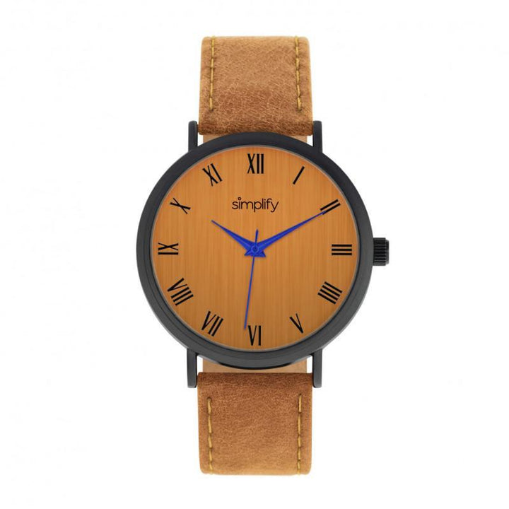 Simplify The 2900 Leather-Band Watch