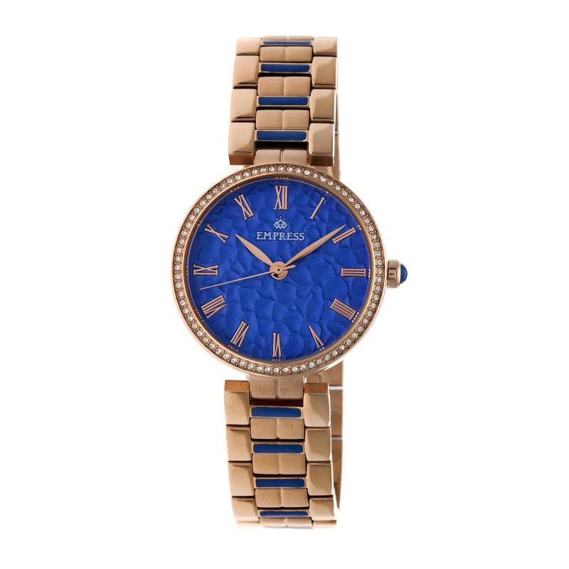 Empress Catherine Automatic Hammered Dial Bracelet Watch