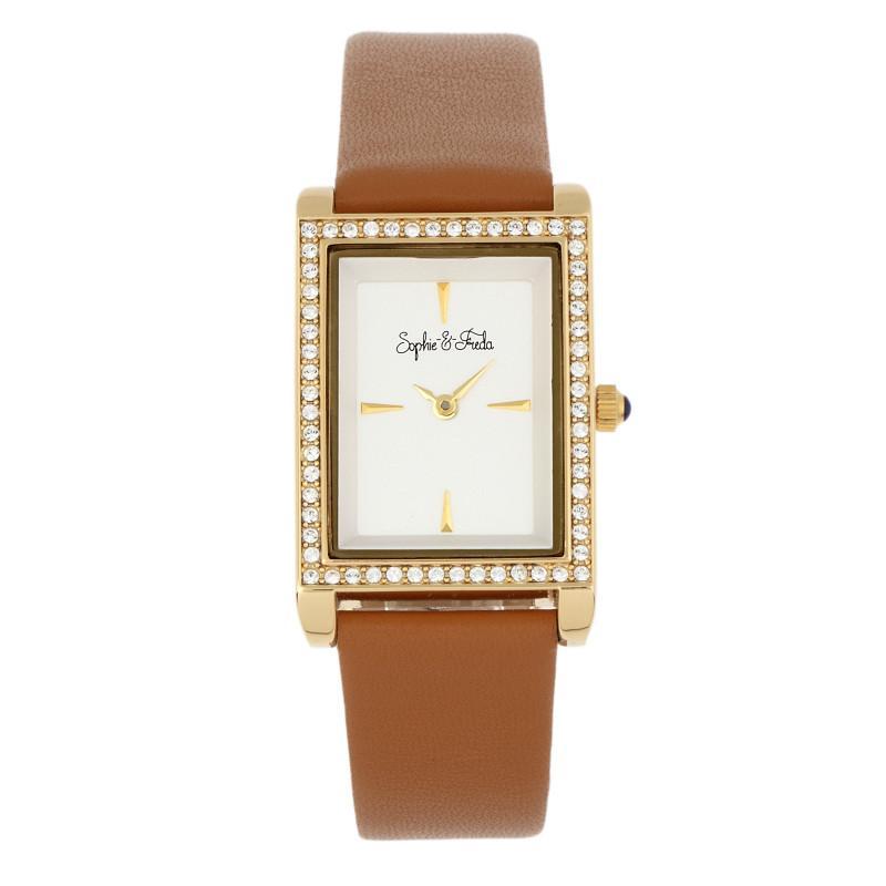 Sophie and Freda Wilmington Bracelet Watch w/Swarovski Crystals - Ruumur