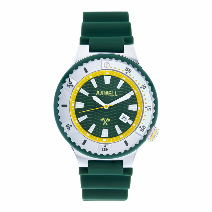 Axwell Summit Strap Watch w/Date - Green - AXWAW108-3