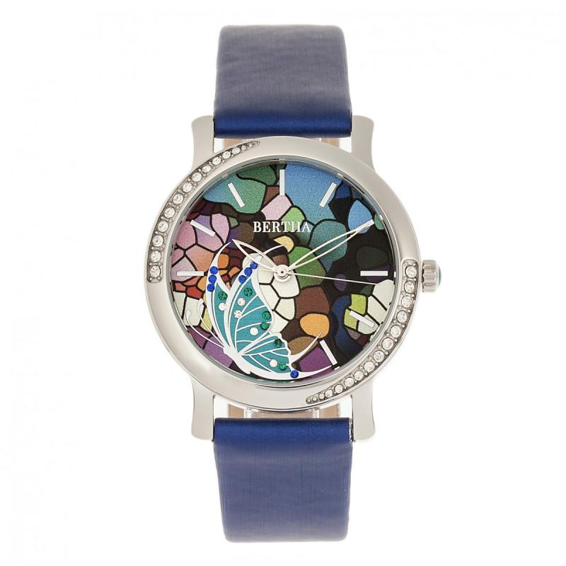 Bertha Vanessa Leather Band Watch