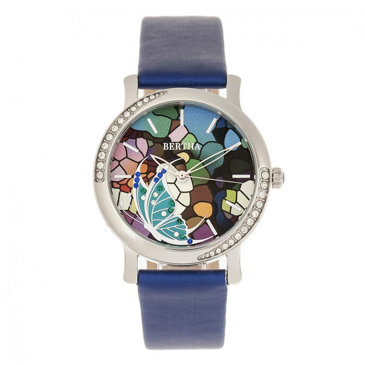 Bertha Vanessa Leather Band Watch
