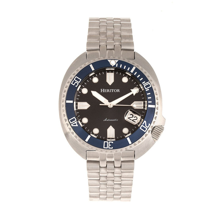 Heritor Automatic Morrison Leather-Band Watch w/Date