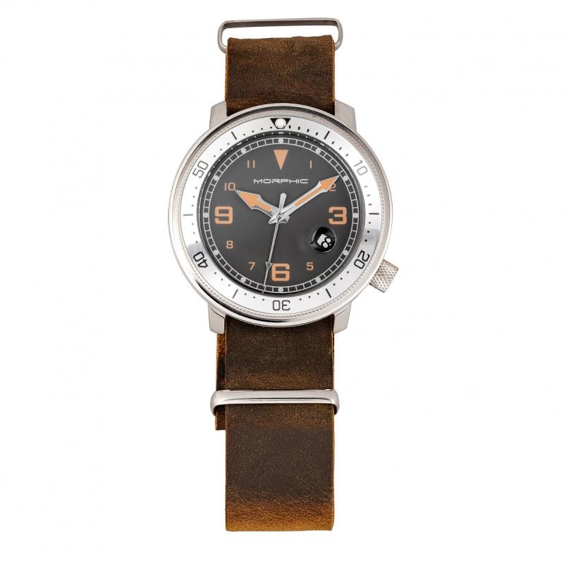 Morphic M74 Series Bracelet Watch w/Magnified Date Display