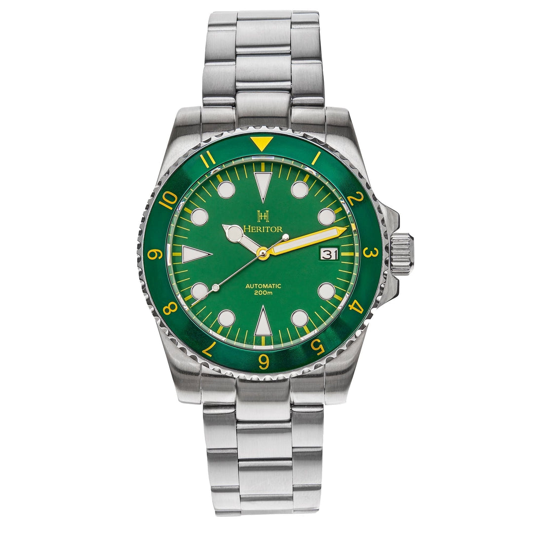 Heritor Automatic Luciano Bracelet Watch w/Date - Ruumur