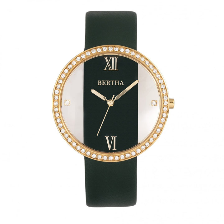 Bertha Ingrid Leather-Band Watch