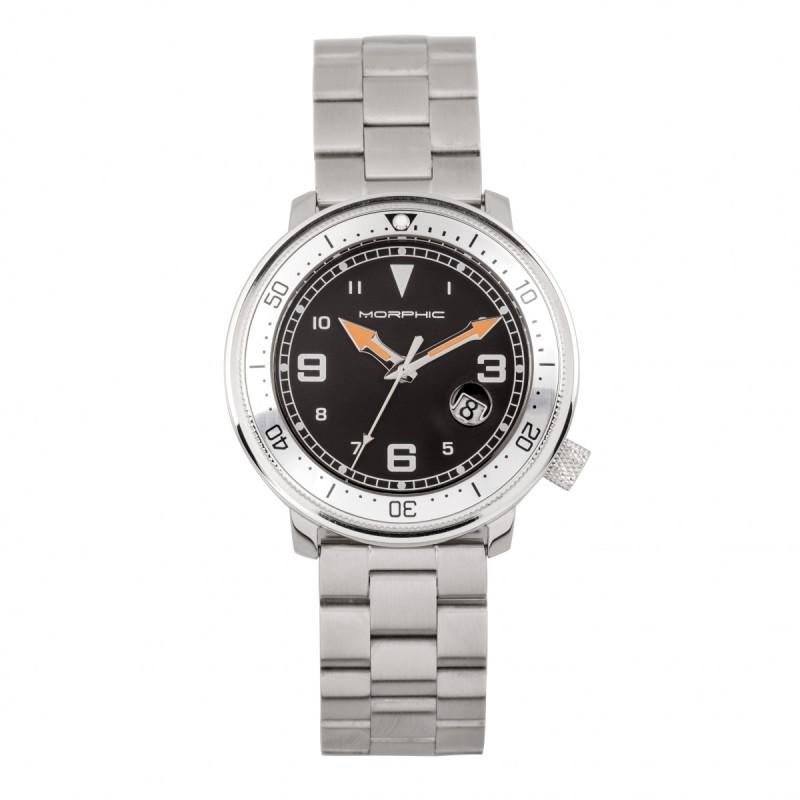 Morphic M74 Series Bracelet Watch w/Magnified Date Display