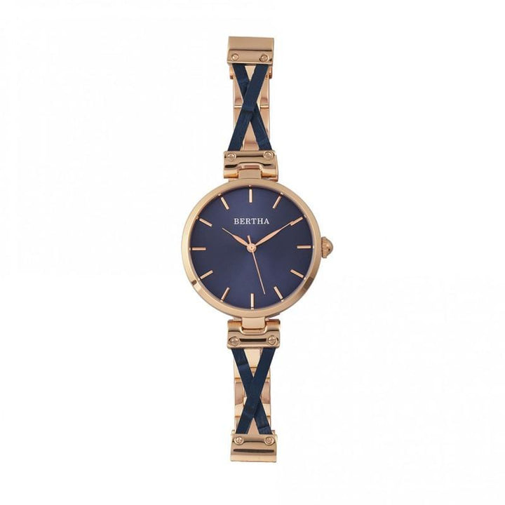 Bertha Amanda Criss-Cross Ladies Watch