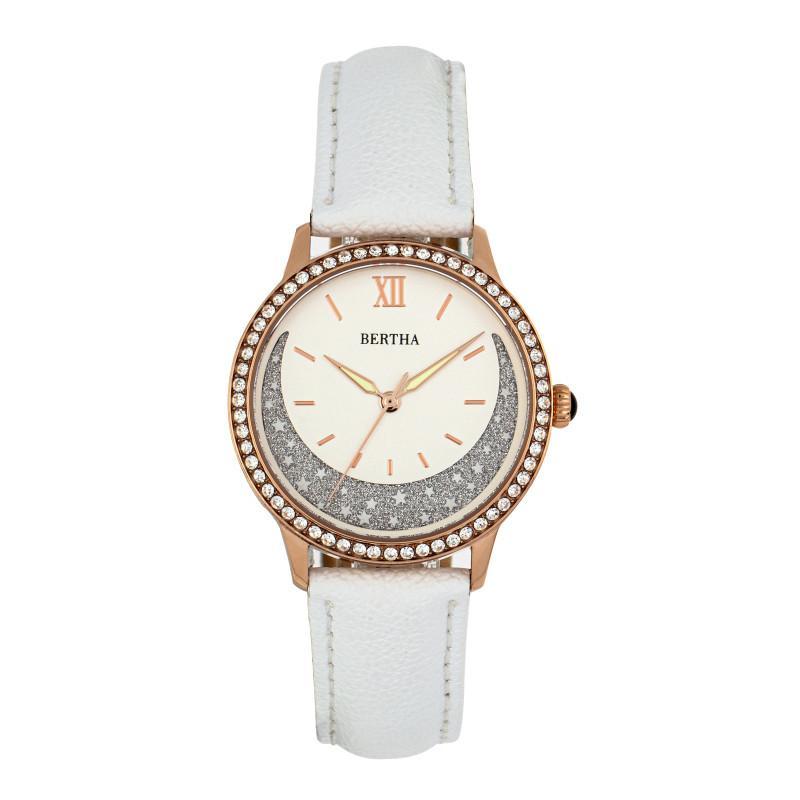 Bertha Dolly Leather-Band Watch
