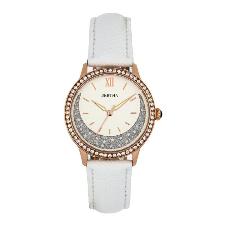 Bertha Dolly Leather-Band Watch
