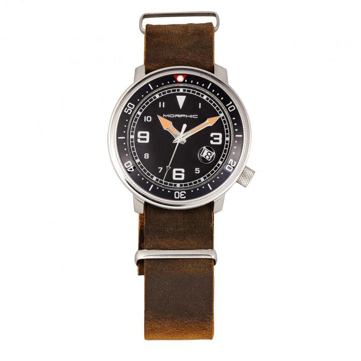 Morphic M74 Series Bracelet Watch w/Magnified Date Display