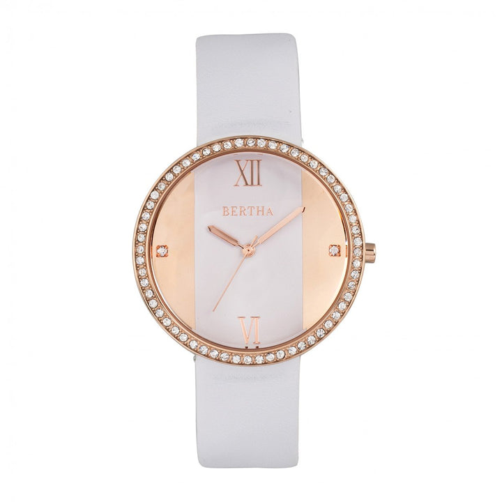 Bertha Ingrid Leather-Band Watch