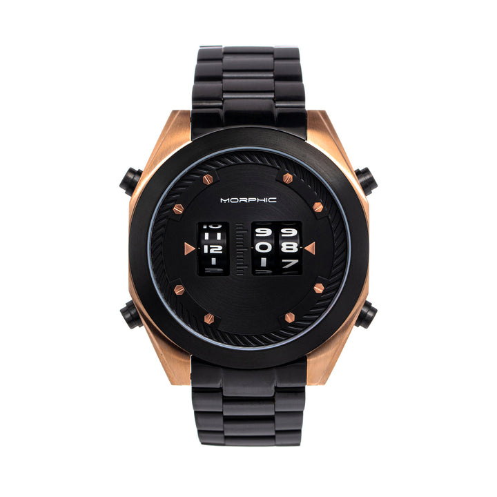Morphic M76 Series Drum-Roll Strap Watch