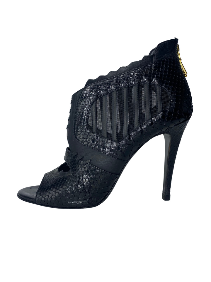 Mechante of London Cage Python Sandals |US10|IT40|