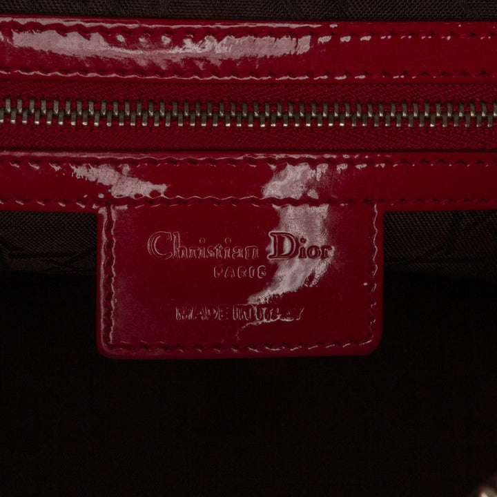 Top quality Dior Lady Top quality Dior Medium Red Patent Leather