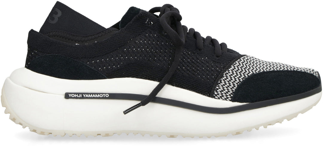 QISAN KNIT FABRIC LOW-TOP SNEAKERS