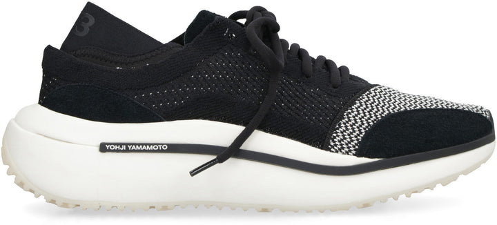 QISAN KNIT FABRIC LOW-TOP SNEAKERS
