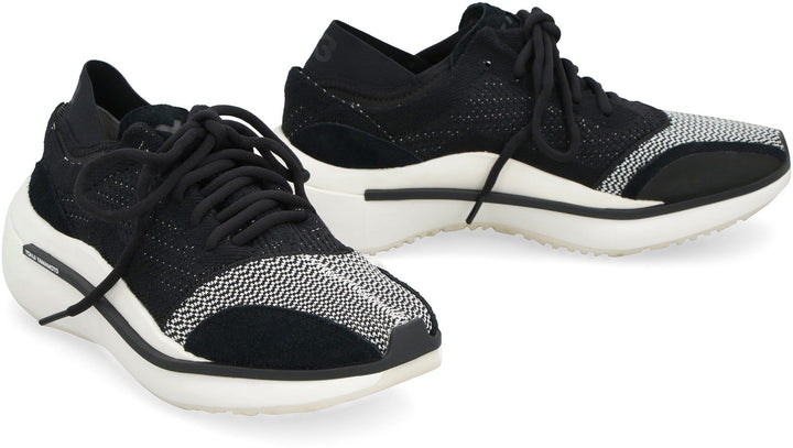 QISAN KNIT FABRIC LOW-TOP SNEAKERS