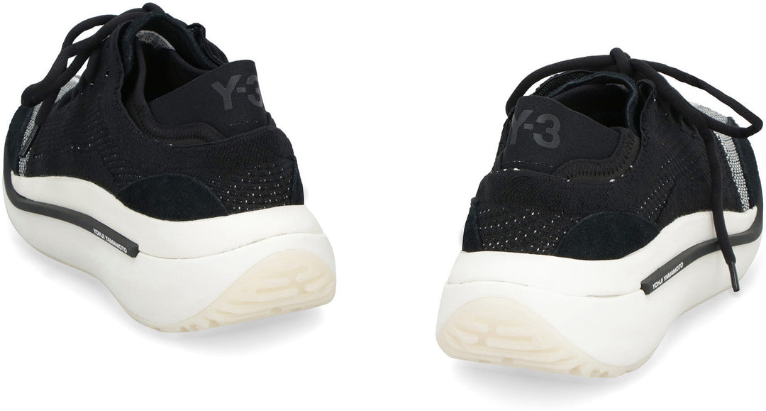 QISAN KNIT FABRIC LOW-TOP SNEAKERS