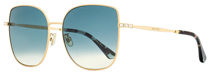 Jimmy Choo Square Sunglasses Fanny/G/SK DDBI4 Gold Copper 59mm