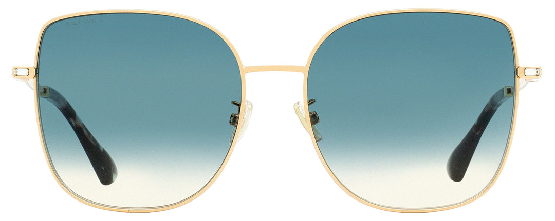 Jimmy Choo Square Sunglasses Fanny/G/SK DDBI4 Gold Copper 59mm