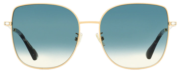 Jimmy Choo Square Sunglasses Fanny/G/SK DDBI4 Gold Copper 59mm