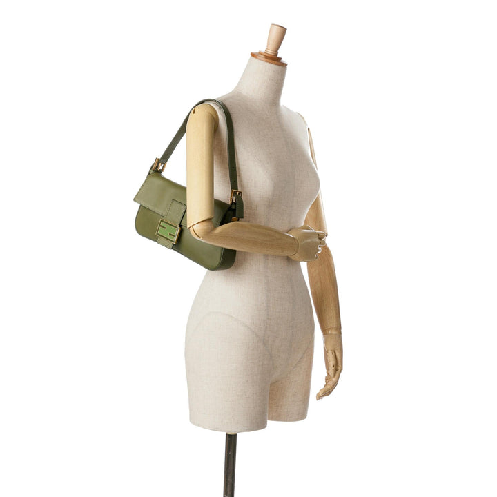 Fendi Leather Baguette Crossbody