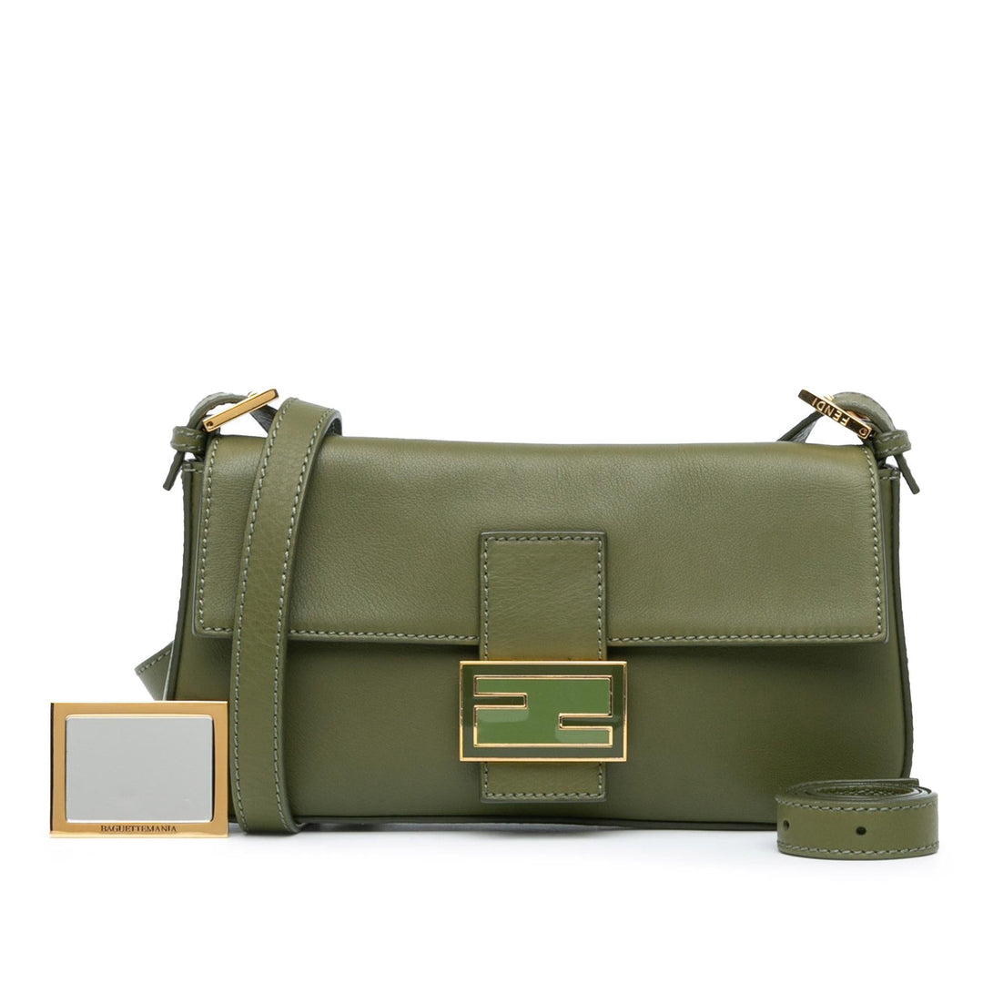 Fendi Leather Baguette Crossbody