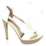 Fendi Platform Taupe Wood Platform Sandals Women's DesignerShoes (FFW15)