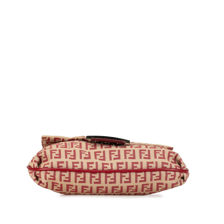 Fendi Zucchino Canvas Flap Crossbody