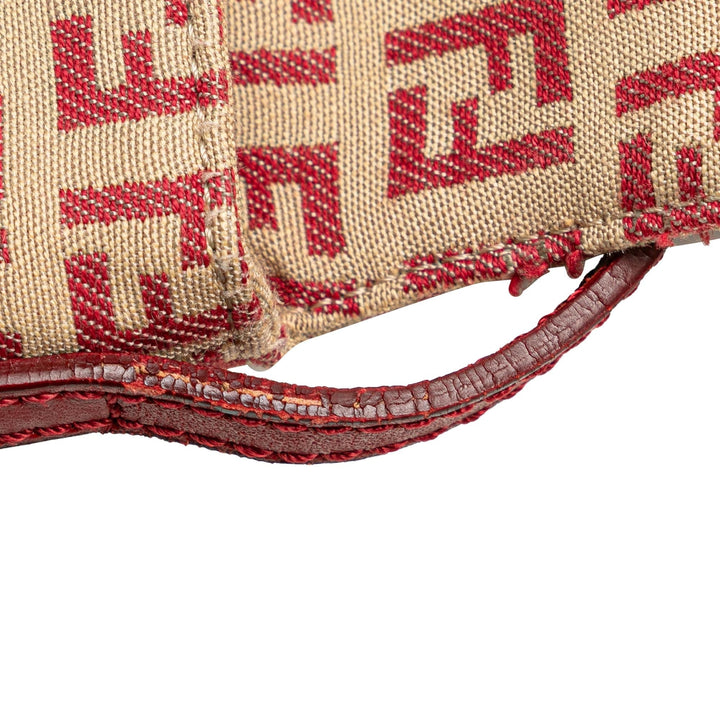 Fendi Zucchino Canvas Flap Crossbody